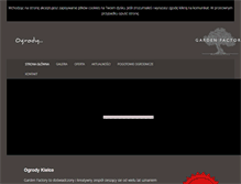 Tablet Screenshot of gardenfactory.pl
